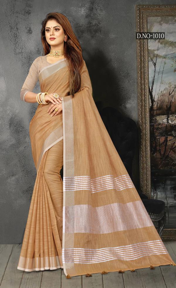 Sangam Karigiri Designer Linen Saree